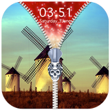 Windmill Zipper Lock Screen icône