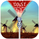 Windmill Zipper Lock Screen icon