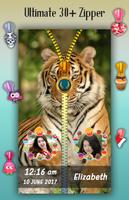 Tiger Zipper Lock Screen screenshot 3