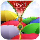 Umbrella Zipper Lock Screen ícone