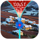 Village Zipper Lock Screen APK