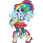 Coloring By Number For Equestria Girls My Pony 아이콘