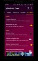 Milky Music Player स्क्रीनशॉट 2