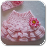 Robe De Bébé Au Crochet icône