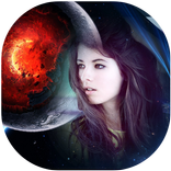 Space Photo Frame : Galaxy Photo Frame