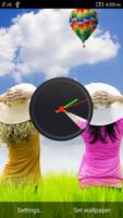 Style Analog Clock Live WallPaper Affiche