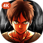 🔥 Attack on titan wallpapers Full HD 4k  🇺🇸 icône