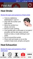OSHA NIOSH Heat Safety Tool 포스터