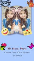 3D Mirror Photo Effect imagem de tela 3