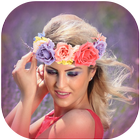 Flower Crown Photo Editor أيقونة