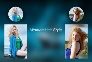 Woman HairStyle Photo Editor постер