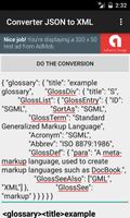 JSON to XML converter স্ক্রিনশট 3