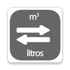 Conversor de Litros (l) a Metros Cubicos (m3) ícone