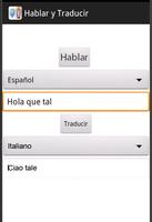 Hablar y Traducir al Italiano poster