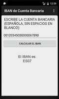 Calcula el IBAN de una Cuenta Bancaria española screenshot 1