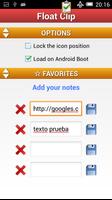 Floating Clipboard imagem de tela 2