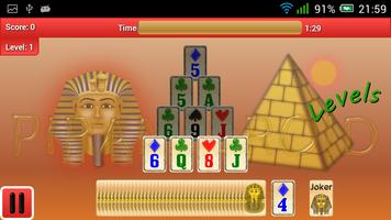 برنامه‌نما Piramidroid Levels. Card Game عکس از صفحه