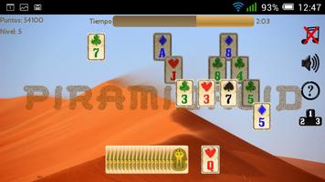 Piramidroid. Pyramid Solitaire. Card game Ekran Görüntüsü 3