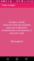 Consejos para Tinder captura de pantalla 1
