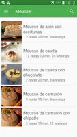 Recetas de mousse en español gratis sin internet. پوسٹر