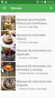 Recetas de mousse en español gratis sin internet. 截图 2