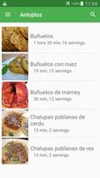 Recetas de antojitos gratis español sin internet. screenshot 2