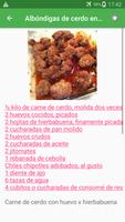 Recetas de carnes en español gratis sin internet. 截图 1