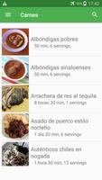 Recetas de carnes en español gratis sin internet. imagem de tela 2