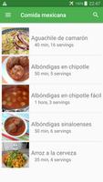 Recetas de comida mexicana en español gratis. تصوير الشاشة 2