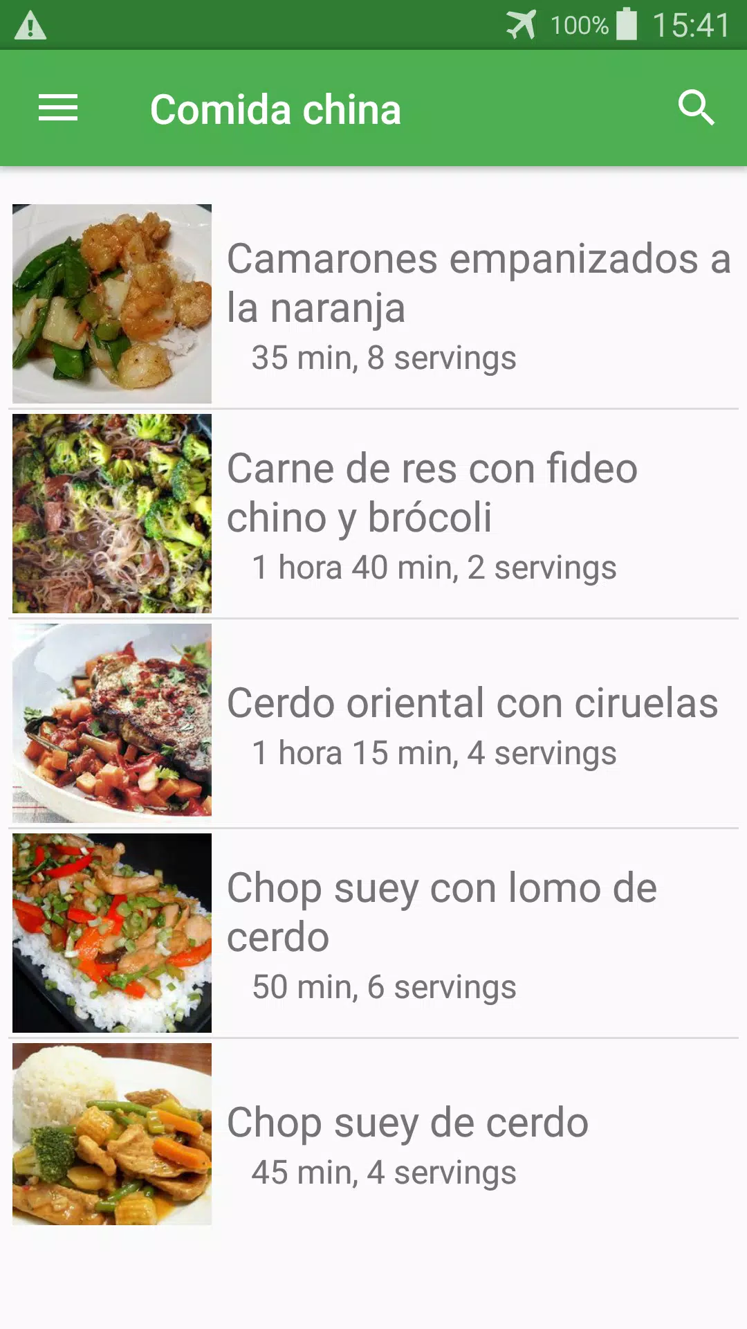 Descarga de APK de Recetas de comida china gratis sin internet. para Android