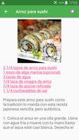 Recetas de comida japonesa en español gratis. capture d'écran 1