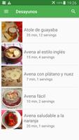 Recetas de desayunos gratis español sin internet. पोस्टर