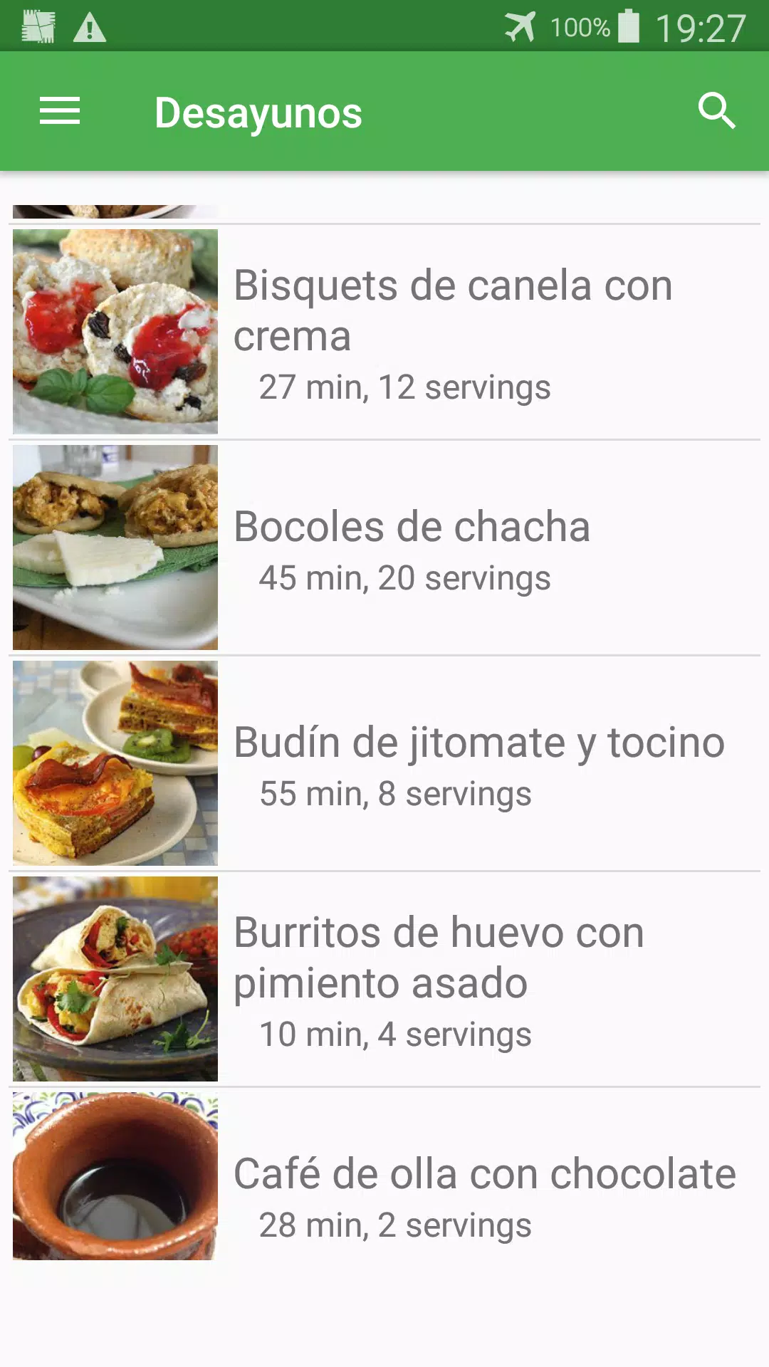 Recetas de desayunos gratis español sin internet. APK for Android Download