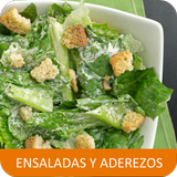 Recetas de ensaladas y aderezos en español gratis. آئیکن