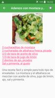 Recetas de ensaladas y aderezos en español gratis. capture d'écran 1