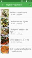 Poster Recetas de frijoles y legumbres en español gratis.