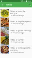 Frittata ricette di cucina gratis in italiano. Affiche