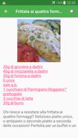 برنامه‌نما Frittata ricette di cucina gratis in italiano. عکس از صفحه