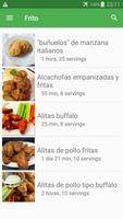Recetas de frito en español gratis sin internet. Poster