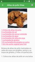 Recetas de frito en español gratis sin internet. captura de pantalla 1