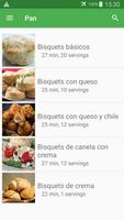 Recetas de pan en español gratis sin internet. স্ক্রিনশট 3