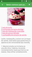 Recetas de pasteles en español gratis sin internet Screenshot 1