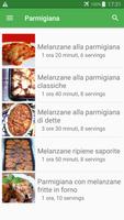 پوستر Parmigiana ricette di cucina gratis in italiano.