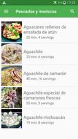 Recetas de pescados y mariscos en español gratis. Affiche