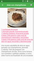 Recetas de platos fuertes en español gratis. capture d'écran 3