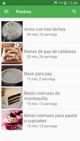 Recetas de Postres en español gratis sin internet. screenshot 2