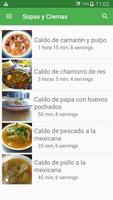 برنامه‌نما Recetas de sopas y cremas en español gratis. عکس از صفحه