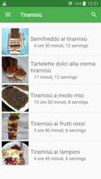 Tiramisù ricette di cucina gratis in italiano. Screenshot 3