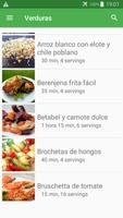 Recetas de verduras en español gratis sin internet screenshot 2