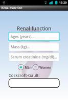 Renal function Affiche